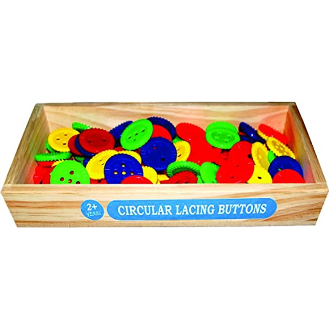 CIRCULAR LACING BUTTONS (SET OF 100 PCS.)