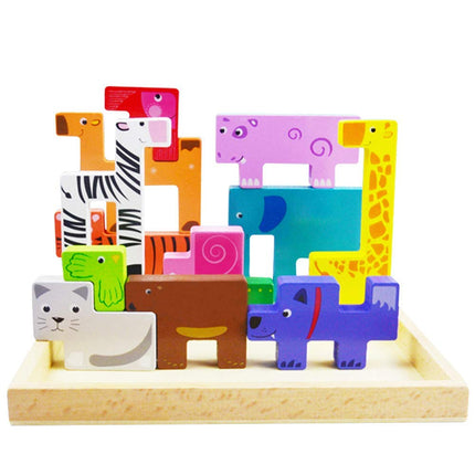 Wooden Animal Puzzle Board - EKT0635