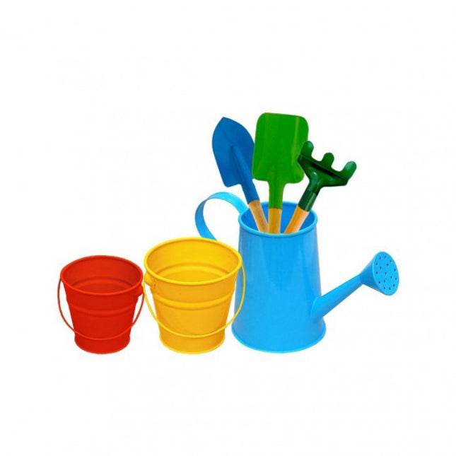 WATERING CAN WITH BUCKET & GARDENING TOOLS (SET OF 5 PCS.)
