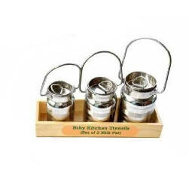 Baby Kitchen Utensils (Set Of 3 Milk Pot)