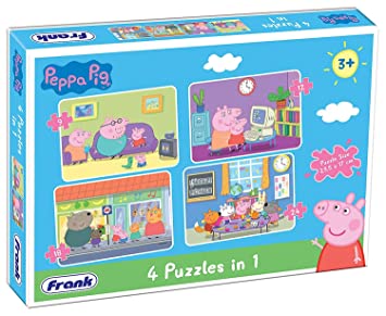 PEPPA PIG - 4 IN 1 (9,12,18,24) PUZZLES