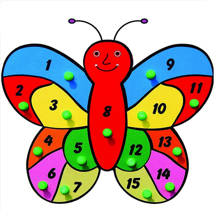 NUMBER BUTTERFLY (1 TO 15)