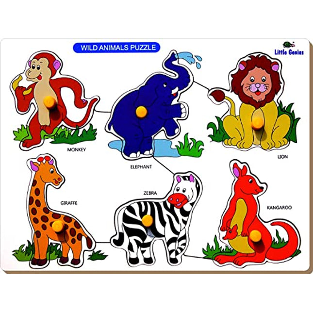 WILD ANIMALS-MONKEY PUZZLE