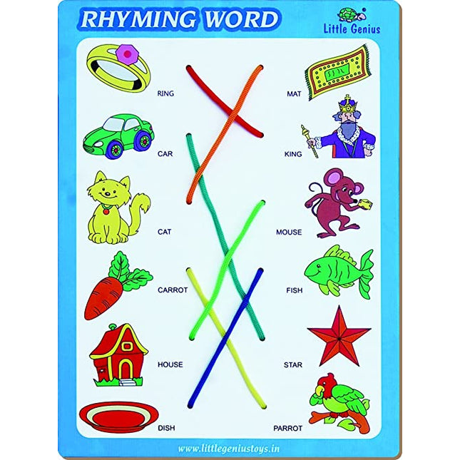 MATCH THE COLUMN-RHYMING WORD