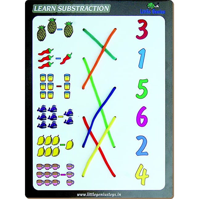 MATCH THE COLUMN-SUBTRATION