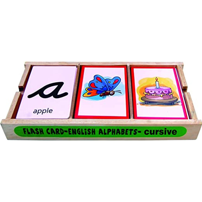 FLASH CARD-ENG.ALPH.-CURSIVE