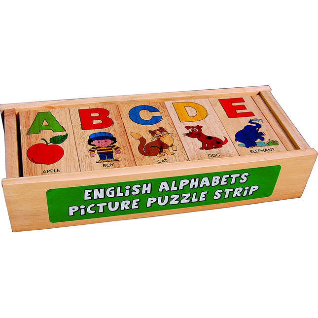 ENG. ALPH. PICTURE PUZZLE STRIP