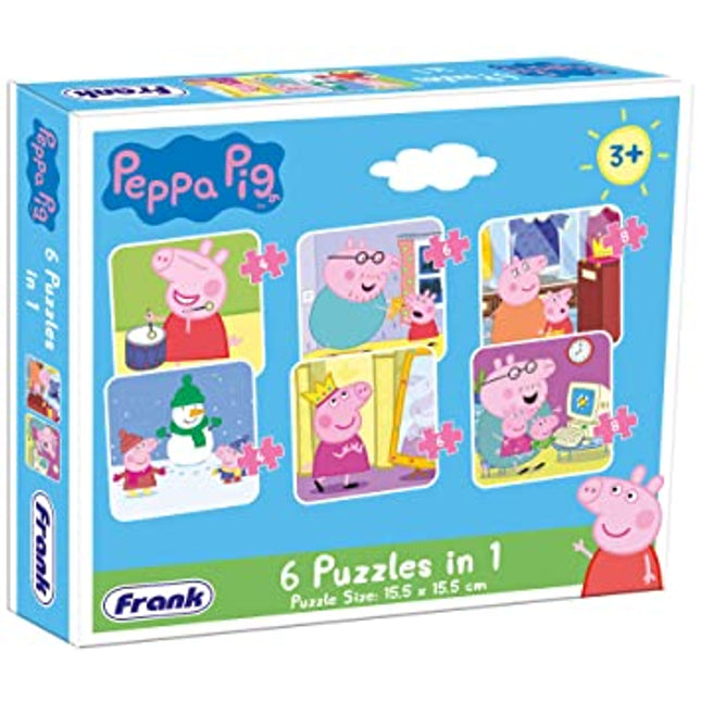 PEPPA PIG - 6 IN 1 PUZZLES