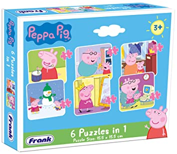 PEPPA PIG - 6 IN 1 PUZZLES