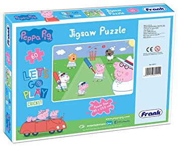PEPPA PIG - PLAYING CRICKET (60 PCS) PUZZLE