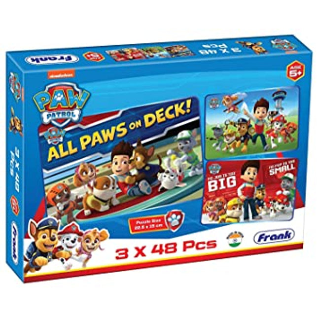 PAW PATROL - (3 x 48 Pcs) PUZZLES