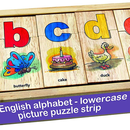 ENGLISH ALPHABET-LOWERCASE PUZZLE STRIP
