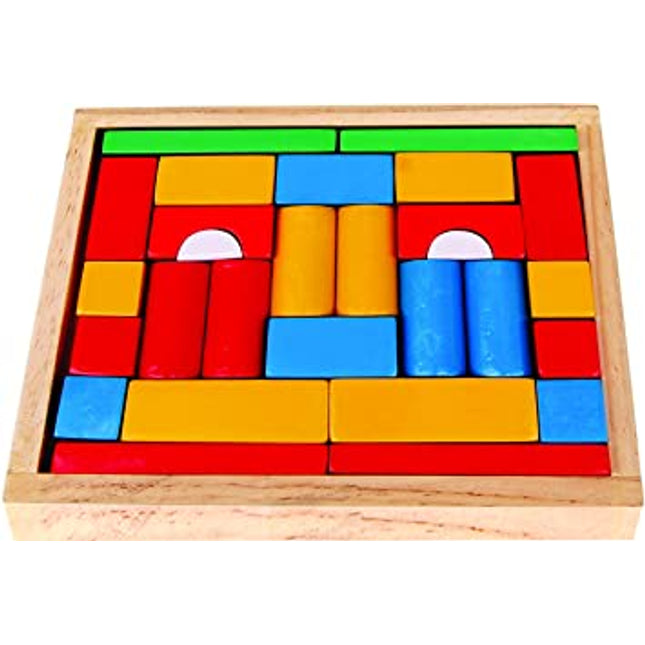 WOODEN BUILDING BLOCKS (SET OF 30 PCS.)