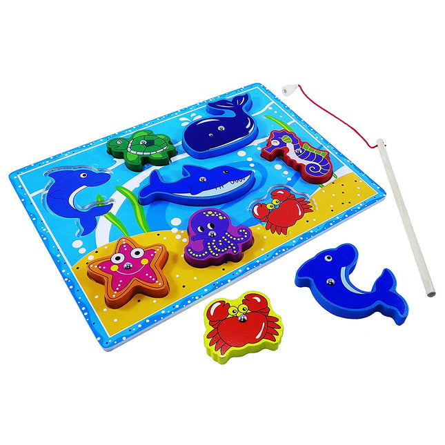 Wooden Magnetic Fishing Game - EKT0620