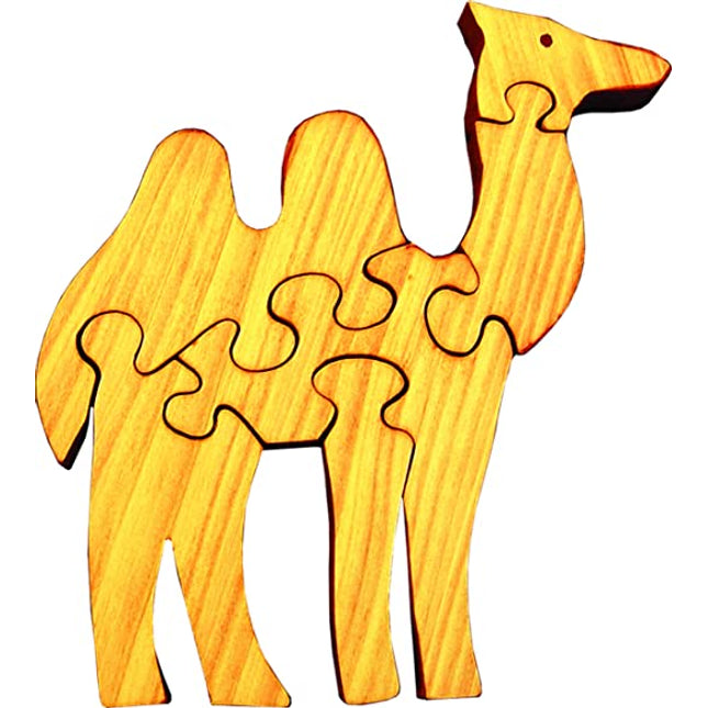 CAMEL (6 PCS. JIGSAW PUZZLE) NATURAL FINISH
