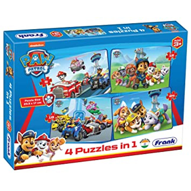 PAW PATROL 4 IN 1 PUZZLES