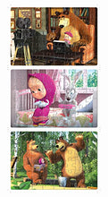 Load image into Gallery viewer, MASHA AND THE BEAR - 3 IN 1 (48 PCS) PUZZLES
