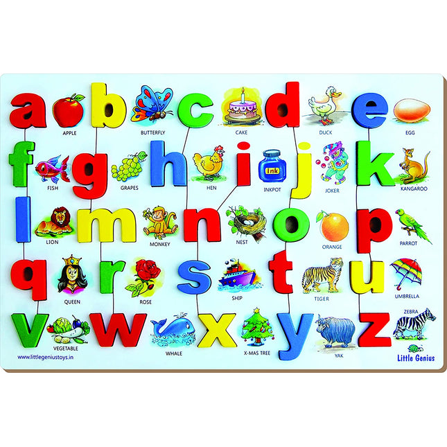 ABC LOWERCASE (RAISED)