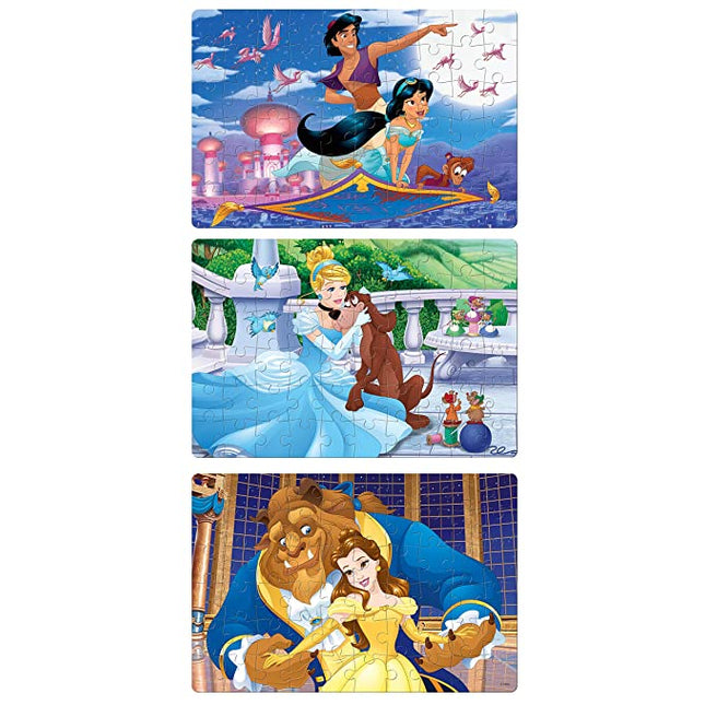 DISNEY PRINCESS PUZZLE PACK (3 *60 PCS)