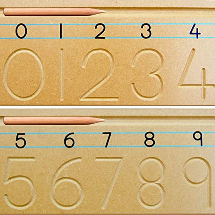 CARVING NUMBERS (0 TO 9) (SET OF 2 TRAY)