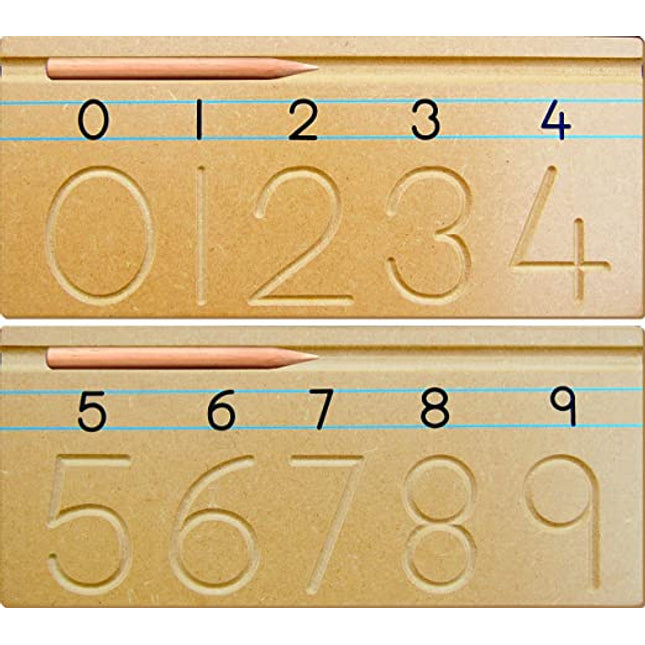 CARVING NUMBERS (0 TO 9) (SET OF 2 TRAY)