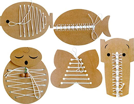 THREADING SET-ANIMALS (SET OF 5 PCS.)