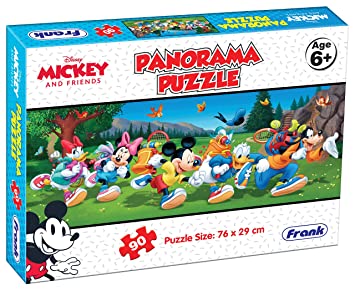 MICKEY AND FRIENDS  PANORAMA PUZZLE(90PCS PUZZLE)