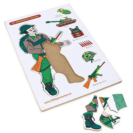MY PROFESSION-SOLDIER (16 PCS. PUZZLE)