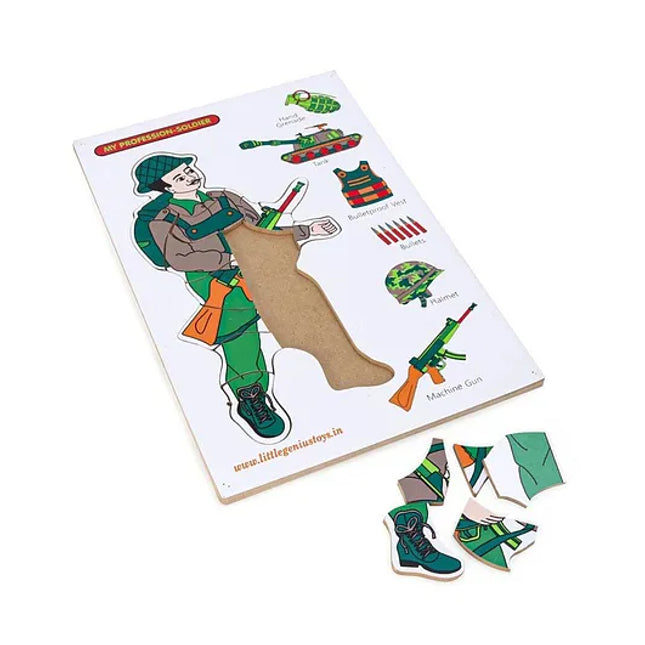 MY PROFESSION-SOLDIER (16 PCS. PUZZLE)
