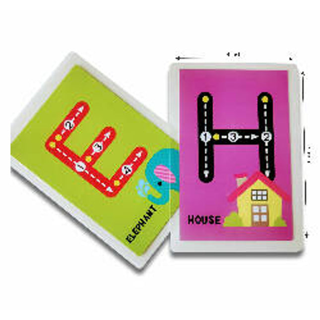 Uppercase ABC rewritable Flashcards / Tracing mats