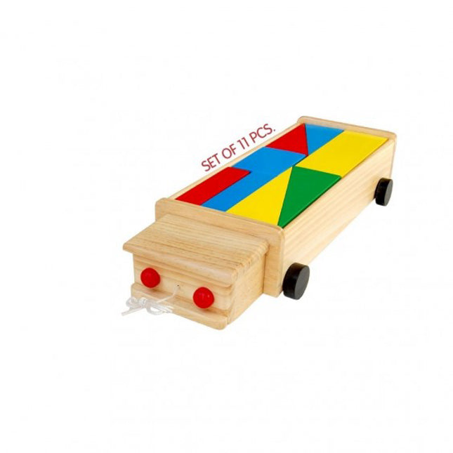 COLOURED BUILDING BLOCKS (SET OF 11 PCS.)