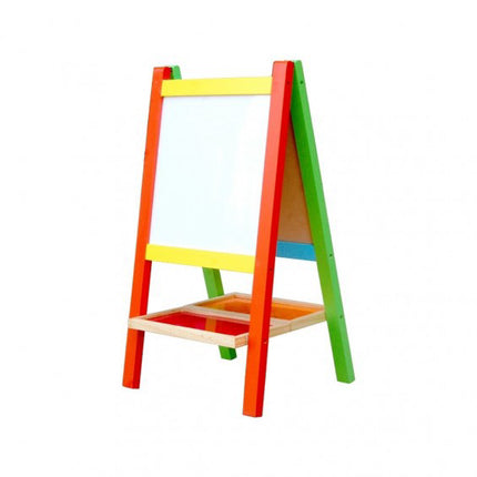 CHILDREN EASEL BOARD (GREEN+WHITE) COLOURED