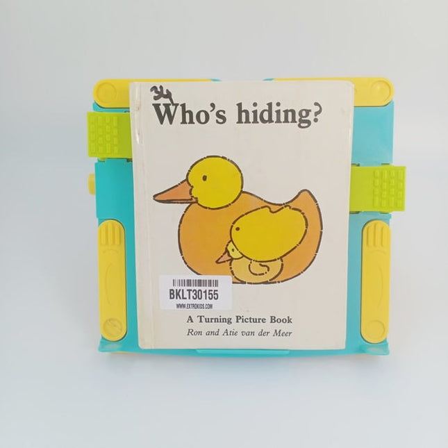 who s hiding ? - a turning picture book - BKLT30155