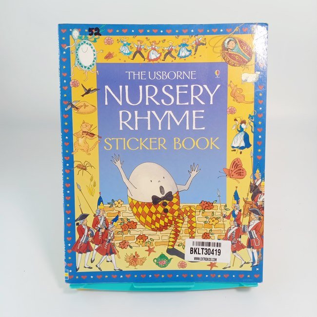 The usborne nursery rhyme sticker book - BKLT30419