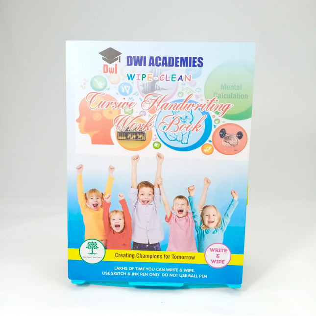 ENGLISH CURSIVE HAND WRITING WORK BOOK REUSABLE - BKN0006