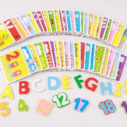 Wooden Alphabet Card Game
