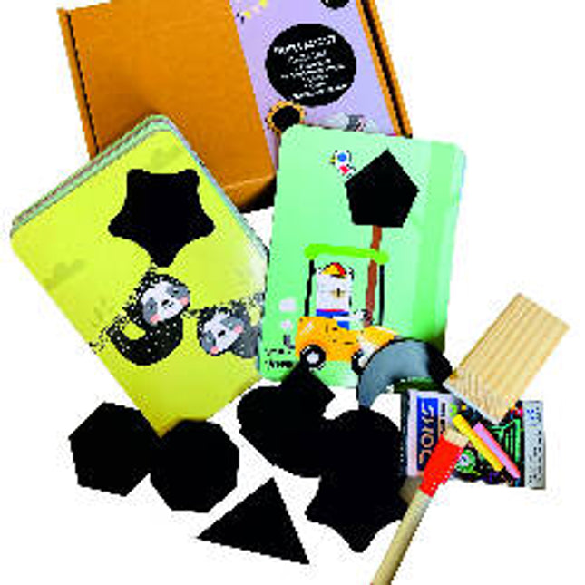 Shapes Chalkboard Activity