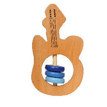 Load image into Gallery viewer, Thasvi Wooden Guitar Rattle
