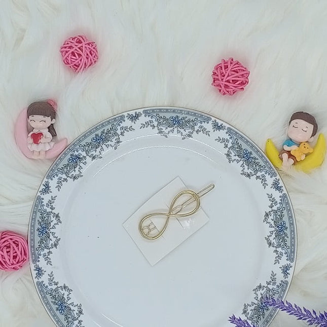 Plain Golden Clips - Spiral - CTKA0012