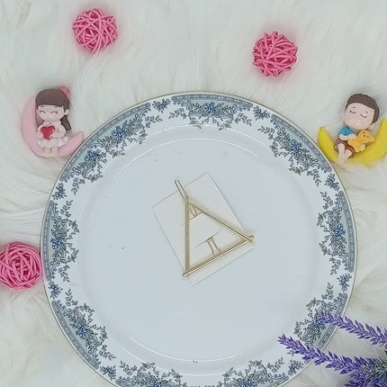 Plain Golden Clips - Triangle - CTKA0020