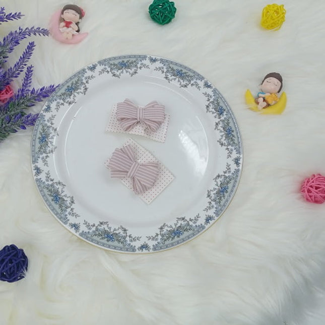 Bow Clips - Strips - Light Pink - CTKA0030