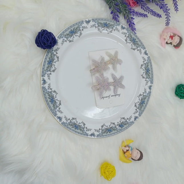 Double Star Clip - Silver - CTKA0059