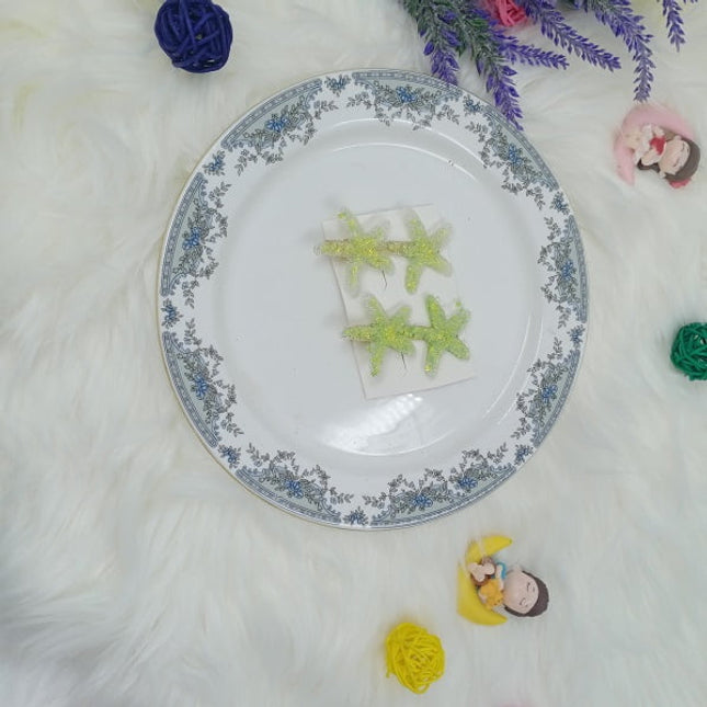 Double Star Clip - Light Green - CTKA0060