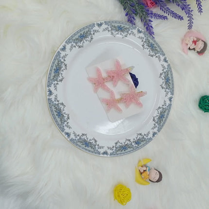 Double Star Clip - pink - CTKA0062