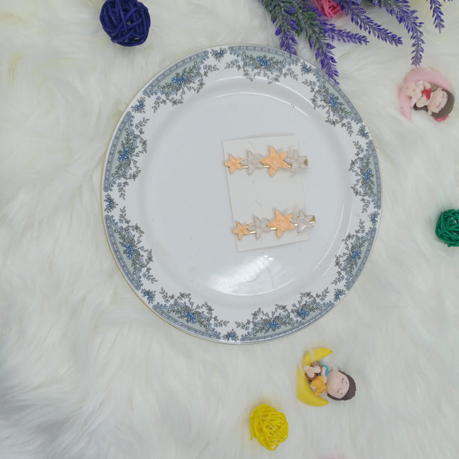 Mini Star Clips - Orange - CTKA0064