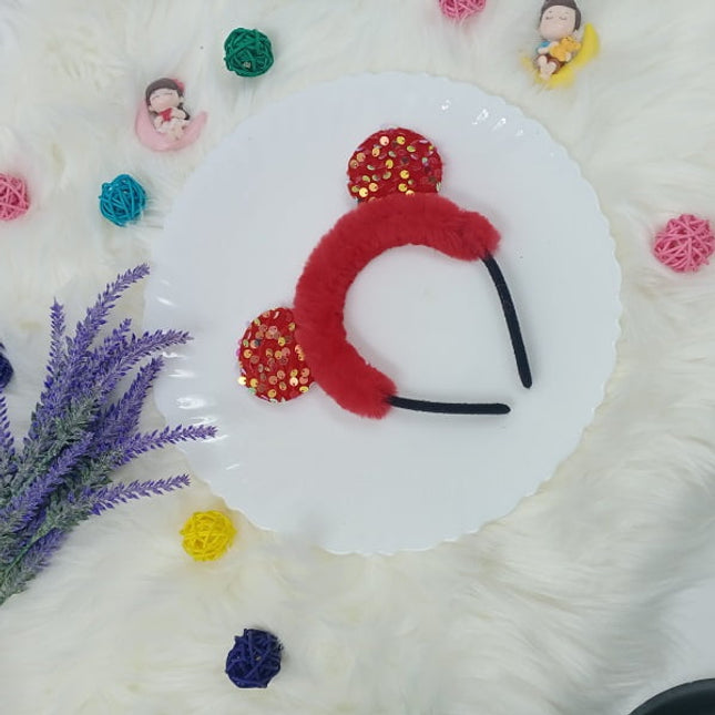 Mickey hair Band - Soft - Small - Red - CTKA0103