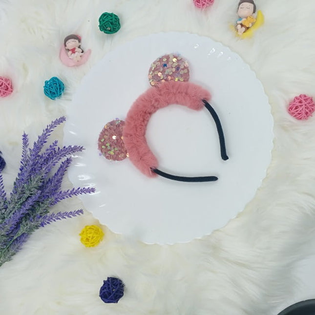 Mickey hair Band - Soft - Small - Peach - CTKA0110