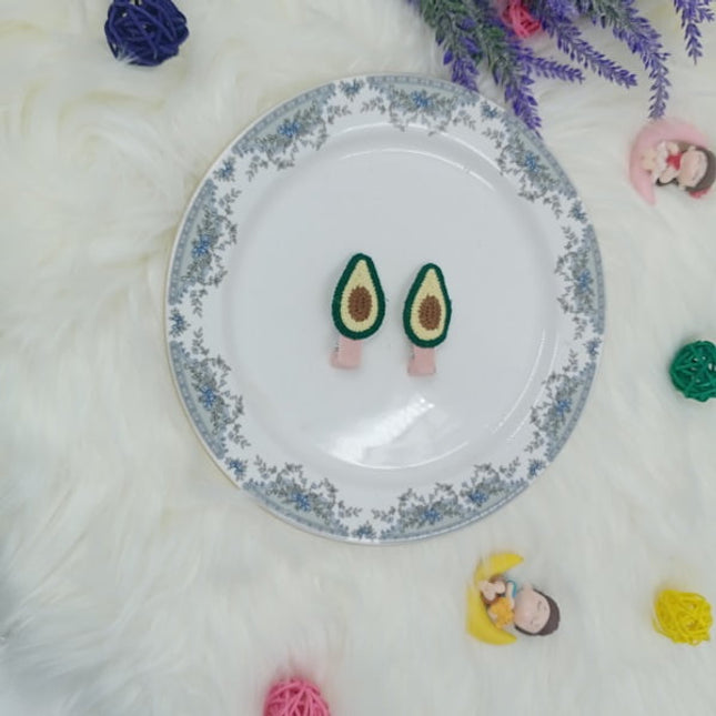 Fruits Hair Clip - small - Avacado - CTKA0119