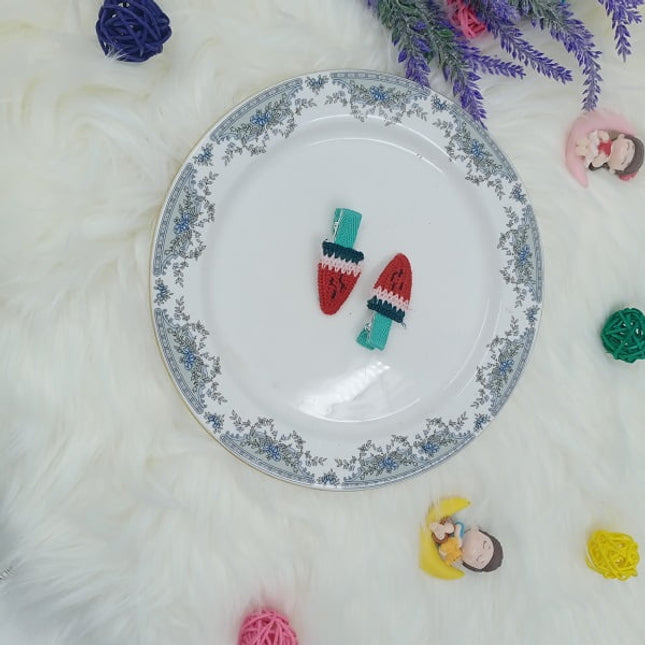 Fruits Hair Clip - small - Strawaberry - CTKA0120