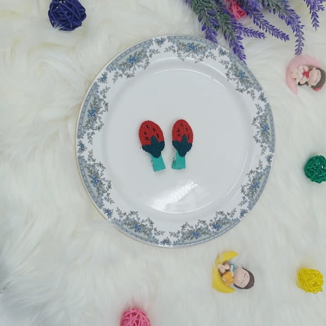 Fruits Hair Clip - small - Tomato - CTKA0121